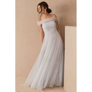 NWT Jenny Yoo BHLDN Whisper Blue Ryder Convertible Tulle Dress - Size 6